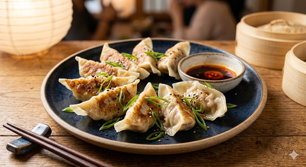 Gyozas de pollo